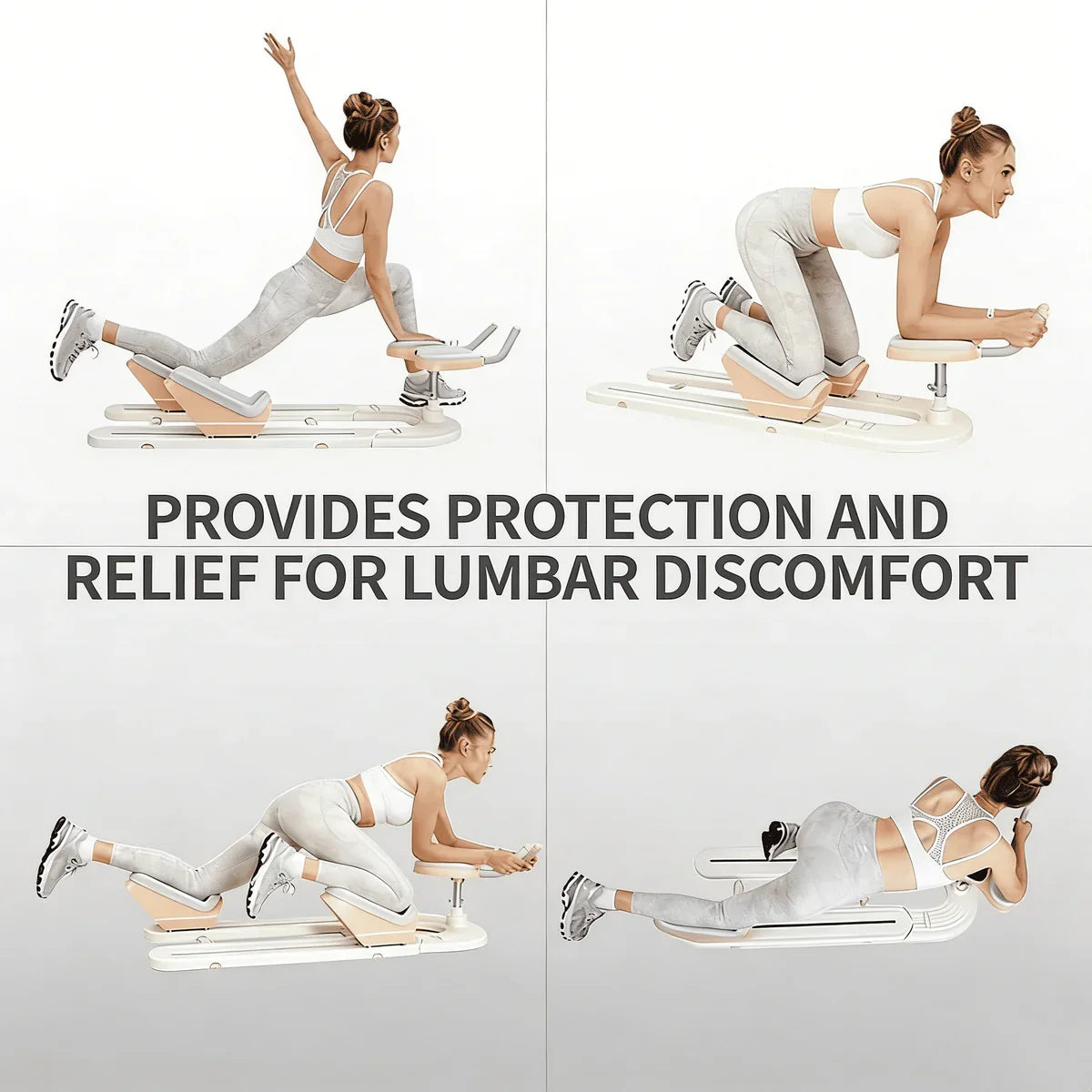 Durable ABS waist exercise machine for body shaping