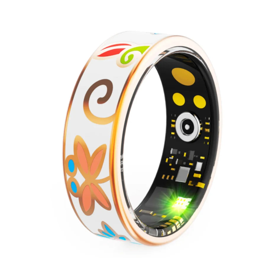 Blood oxygen tracking smart health ring
