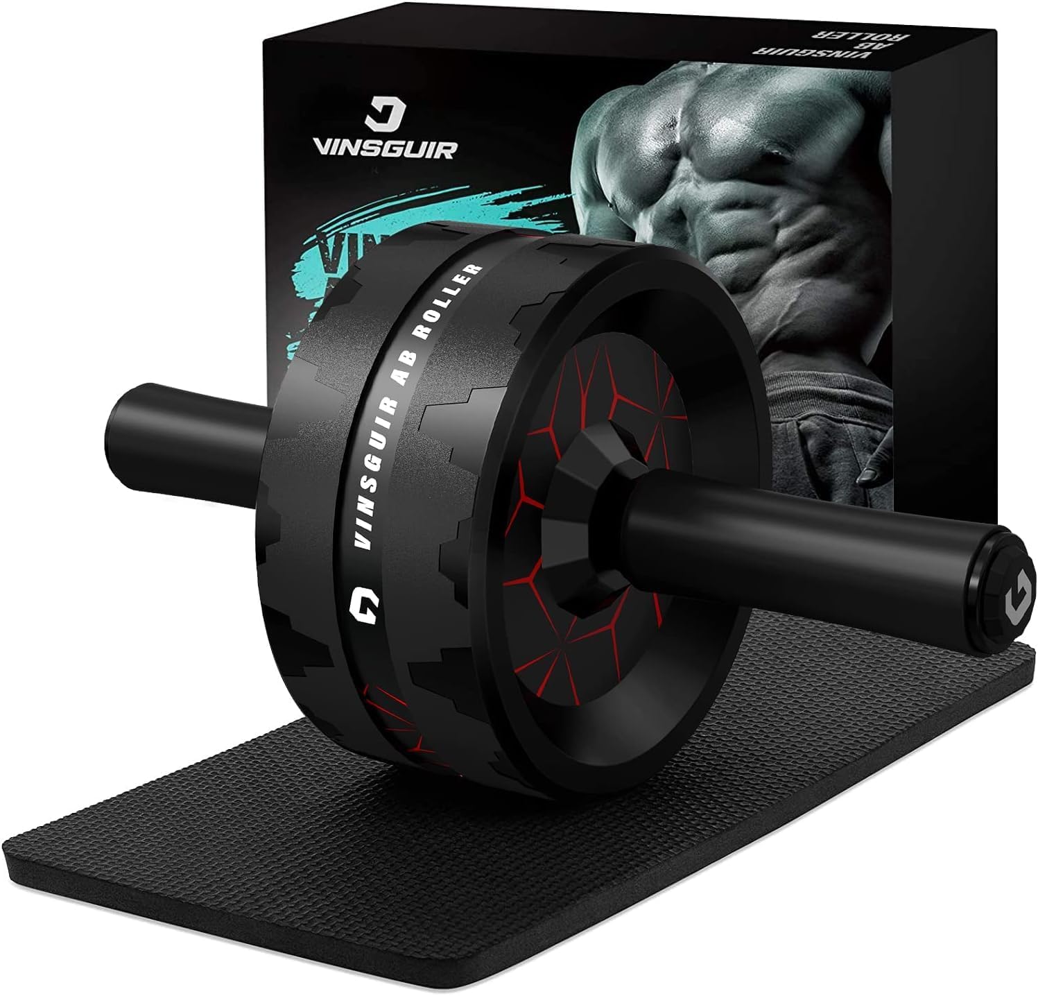Ibada ab roller wheel for core strength training