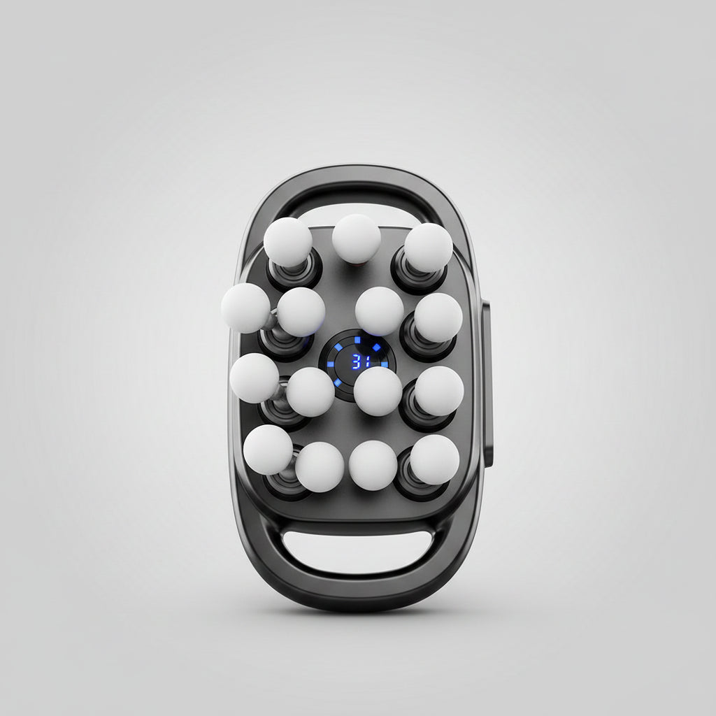 Ibada Deep Tissue Massage Gun with 16 interchangeable massage heads
