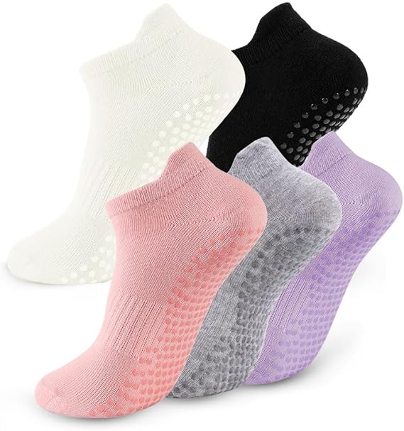 non-slip Pilates grip socks for women