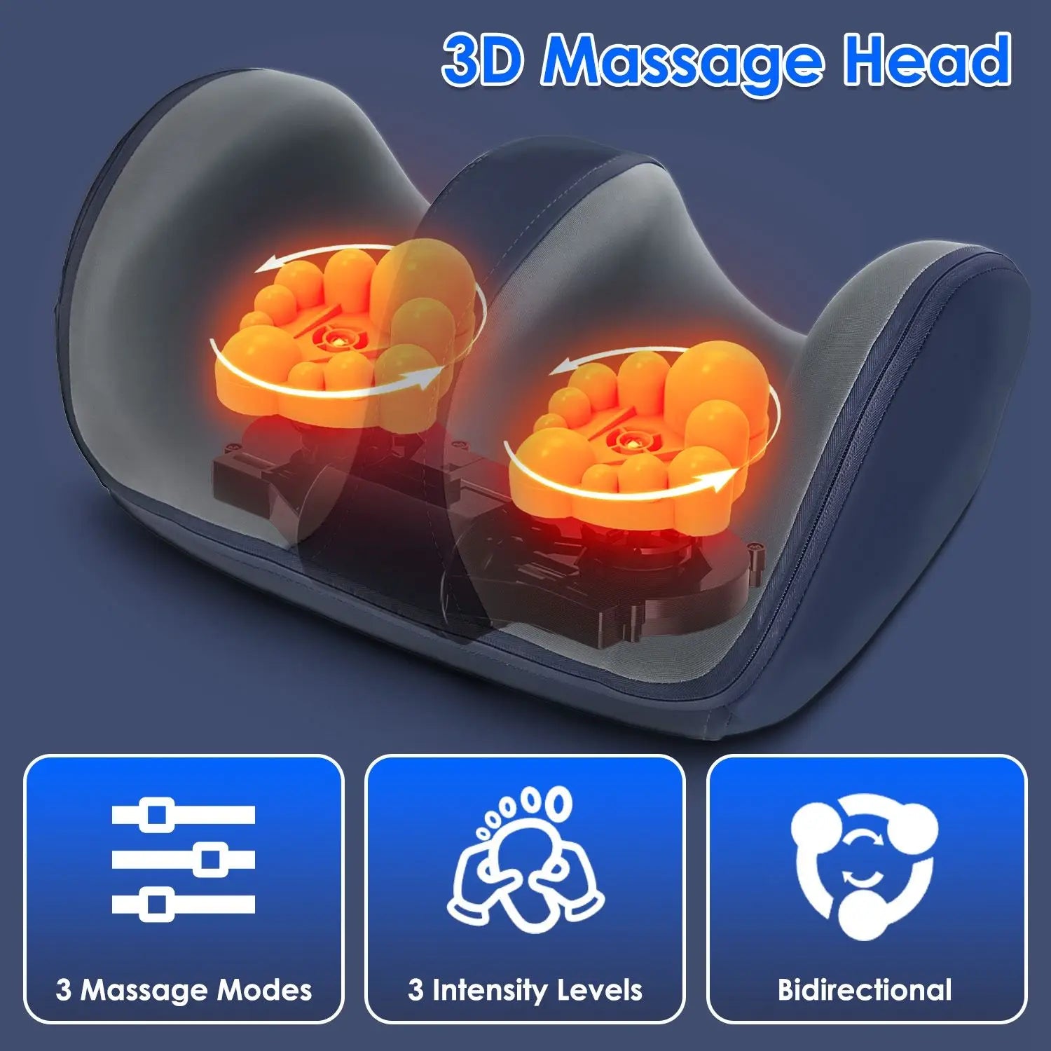 Ibada leg massager folded flat for easy travel and storage