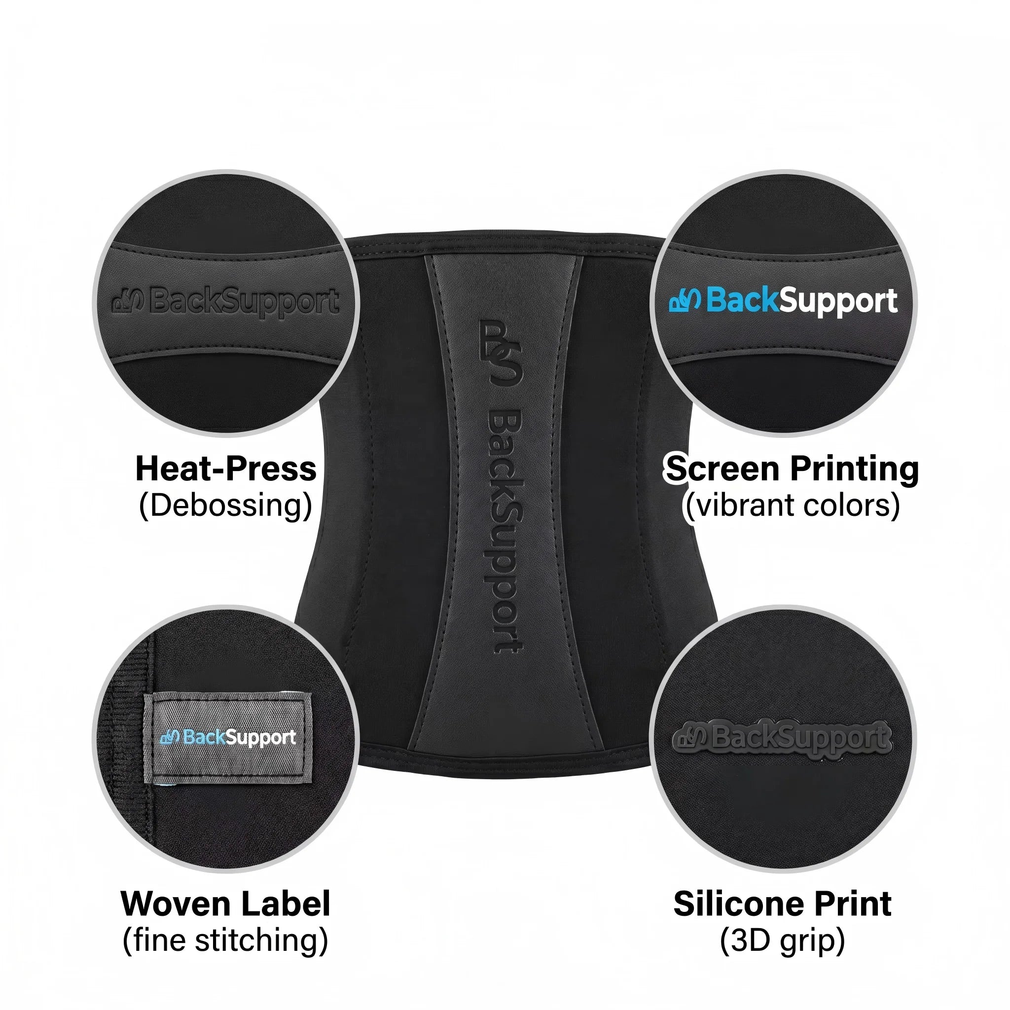 Comfortable back support brace for office workers