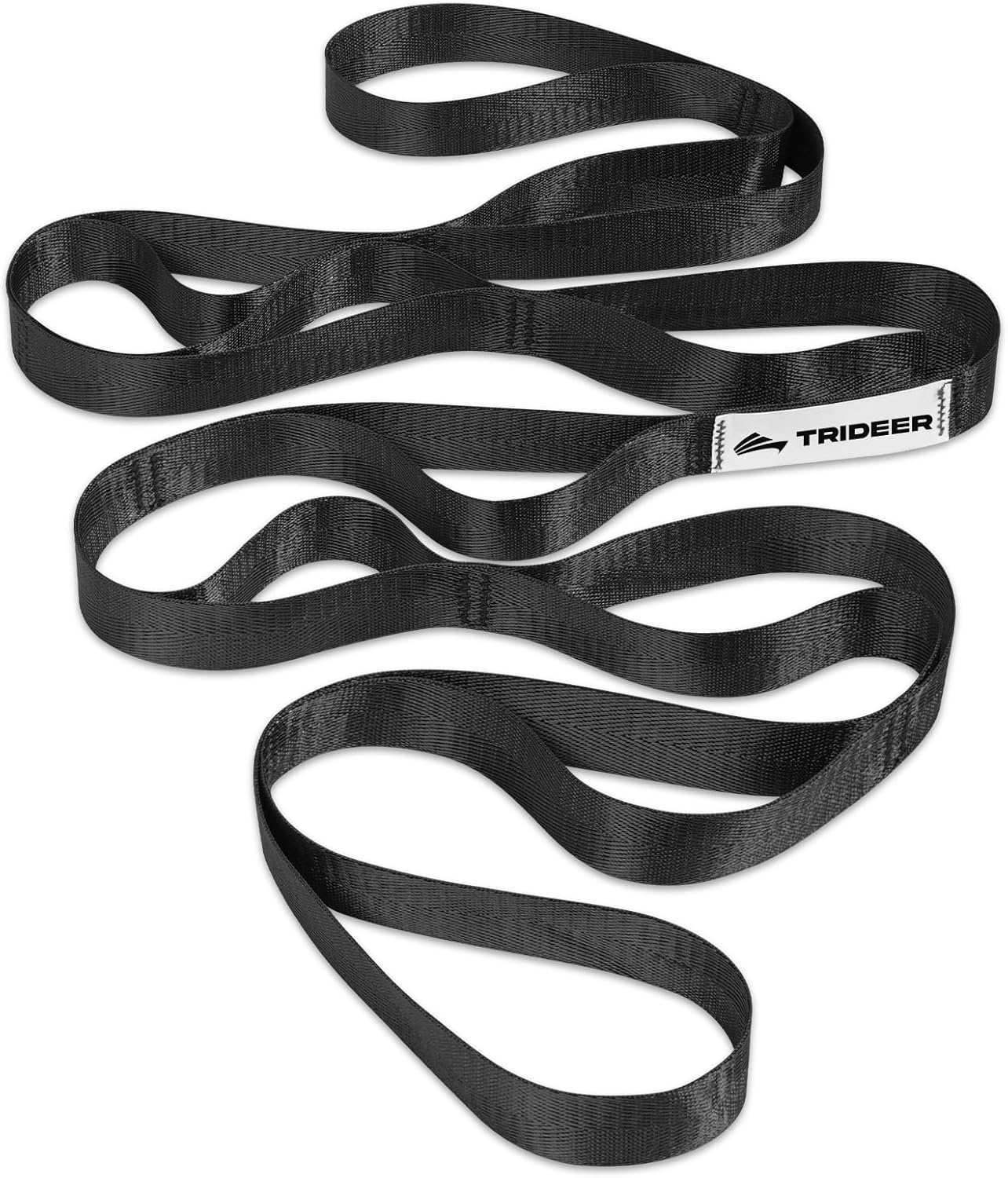 stretching strap with loops for flexibility
