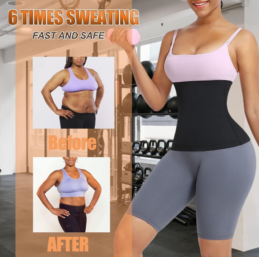 Sweat-enhancing tummy control waist trainer